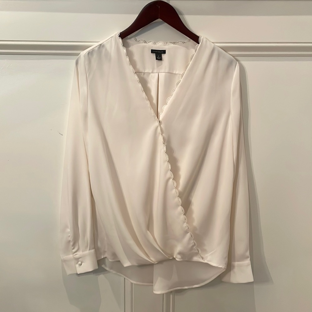 Ann Taylor wrap blouse